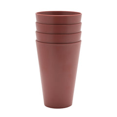 Country Living Set of 4 RPET Cups - Terracotta