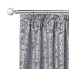 Chrome Ball Extendable Heavy Duty Curtain Pole