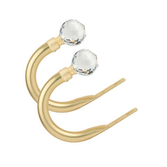 Crystal Matt Gold Curtain Holdbacks (Pair)