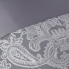 Duchess Silver Embellished Jacquard Duvet Set