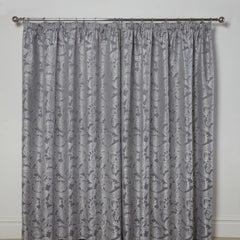 Duchess Silver Lined Pencil Pleat Jacquard Velvet Curtains
