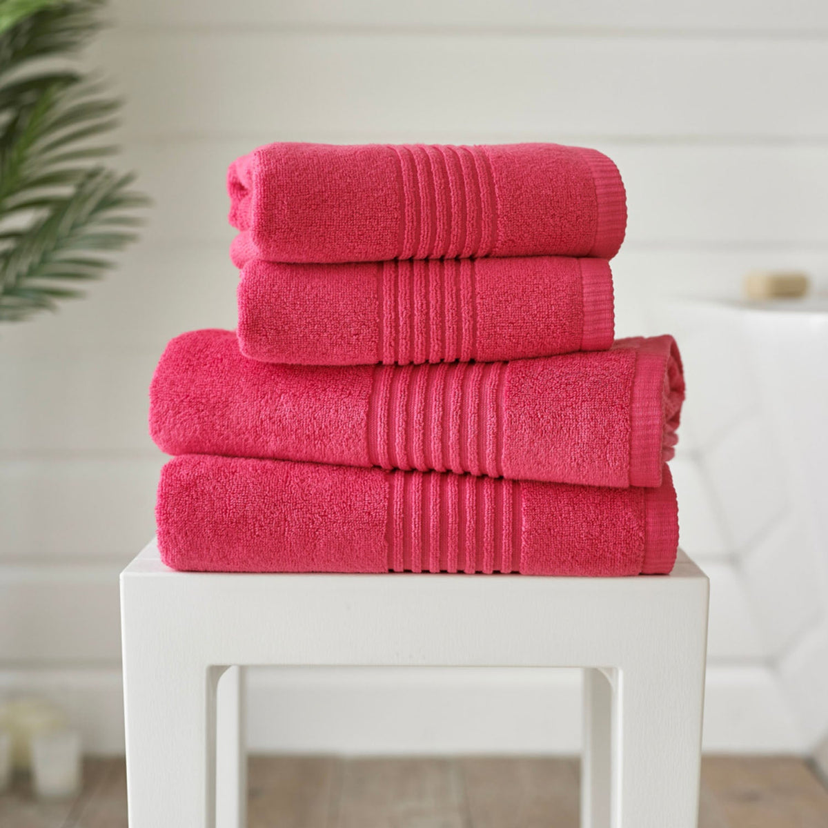 Deyongs Fuchsia Pink Quik Dri Cotton Towels