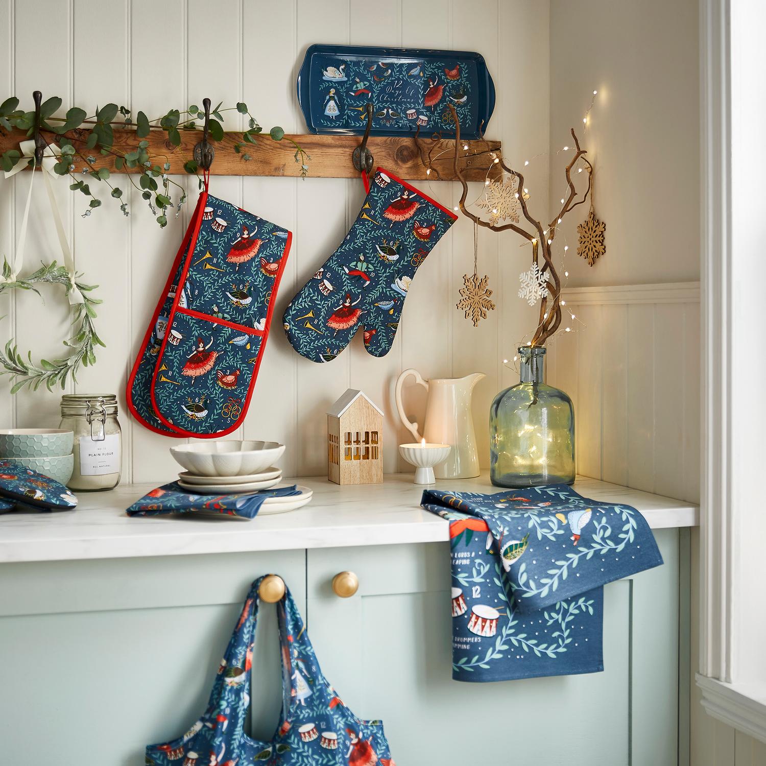 12 Days of Christmas Cotton Apron