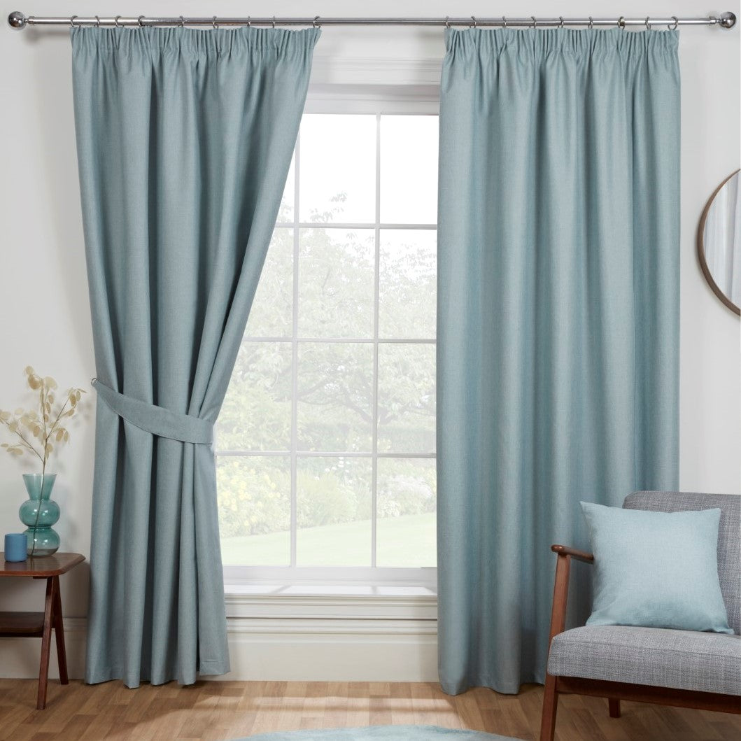Eclipse Duck Egg Curtain Tie Backs