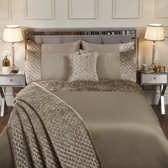 Glamour Mink Quilted Sequin Velvet Duvet Set