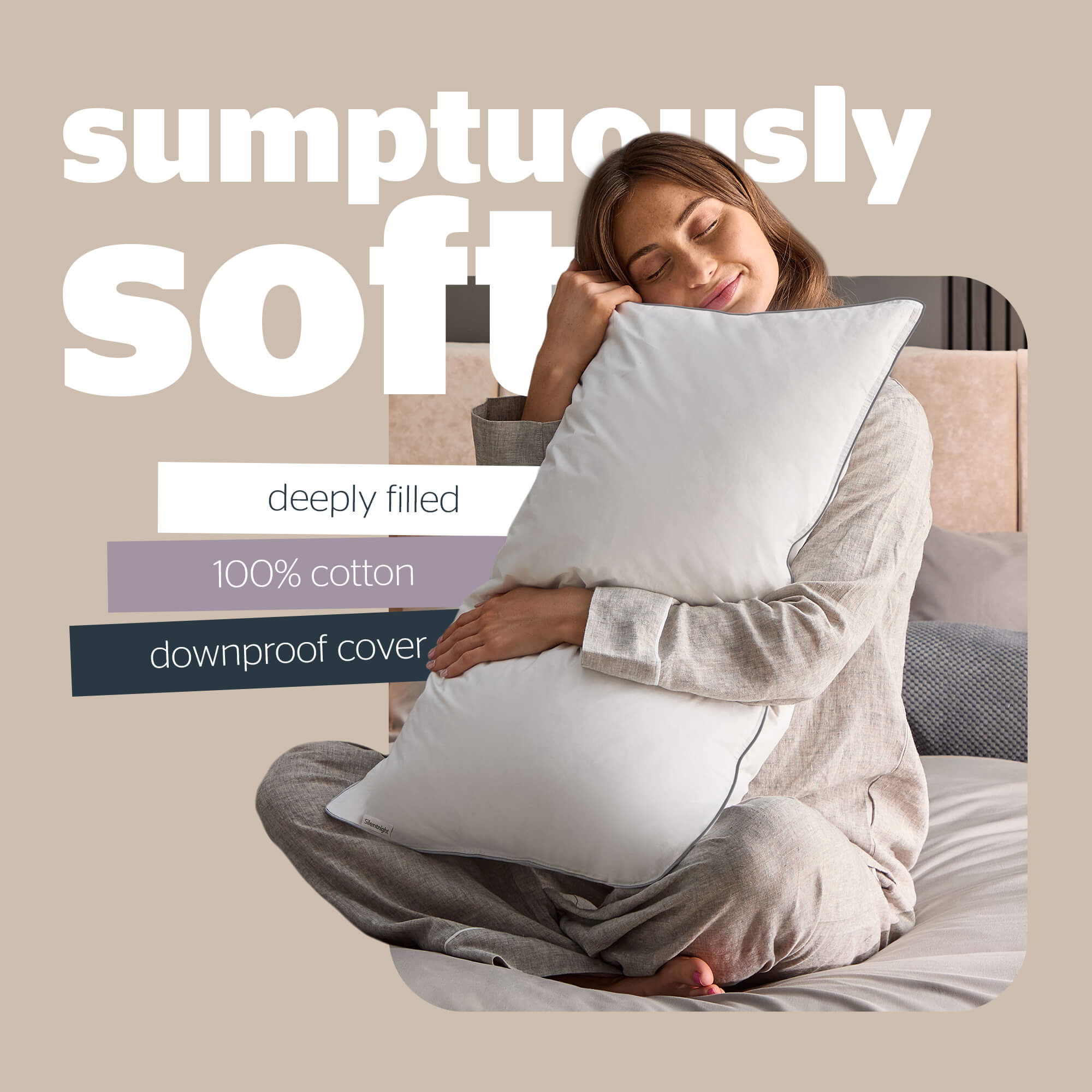 Silentnight Goose Feather And Down Pillow