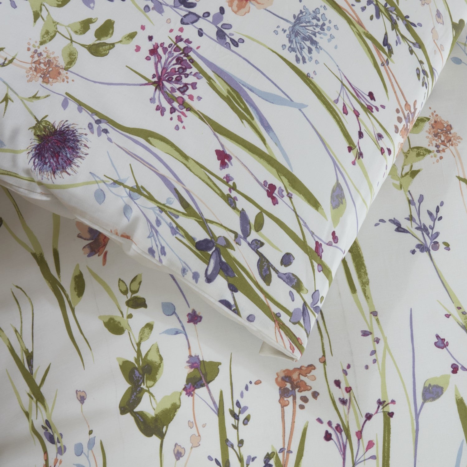 Hampshire Meadow Floral Print Reversible Duvet Set