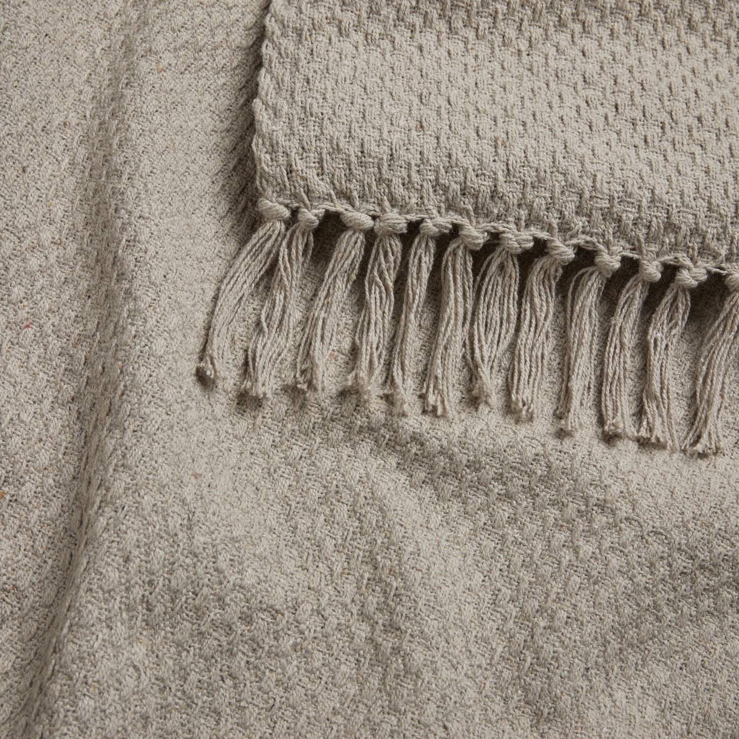 Hayden Natural Cotton Throw (130cm x 180cm)