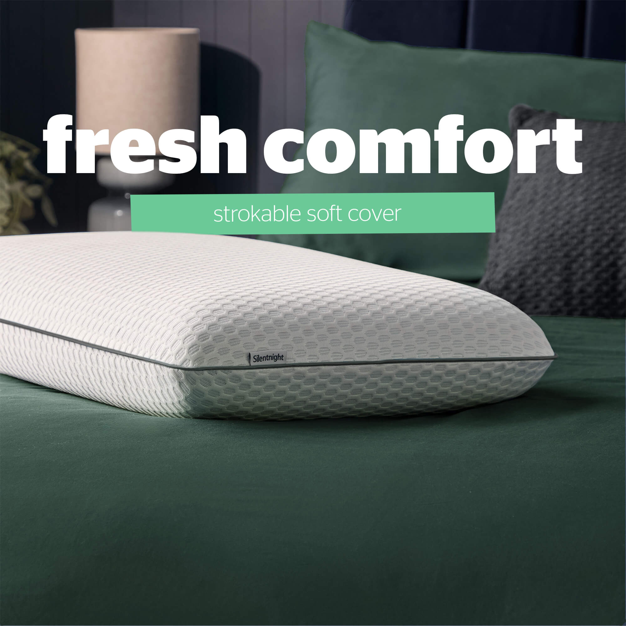 Silentnight Impress Memory Foam Carbon Anti Allergy Pillow