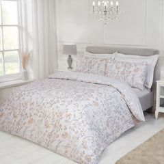Ophelia Floral Natural Reversible Duvet Set