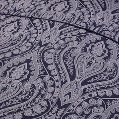 Regency Navy Luxury Cotton Rich Jacquard Duvet Cover
