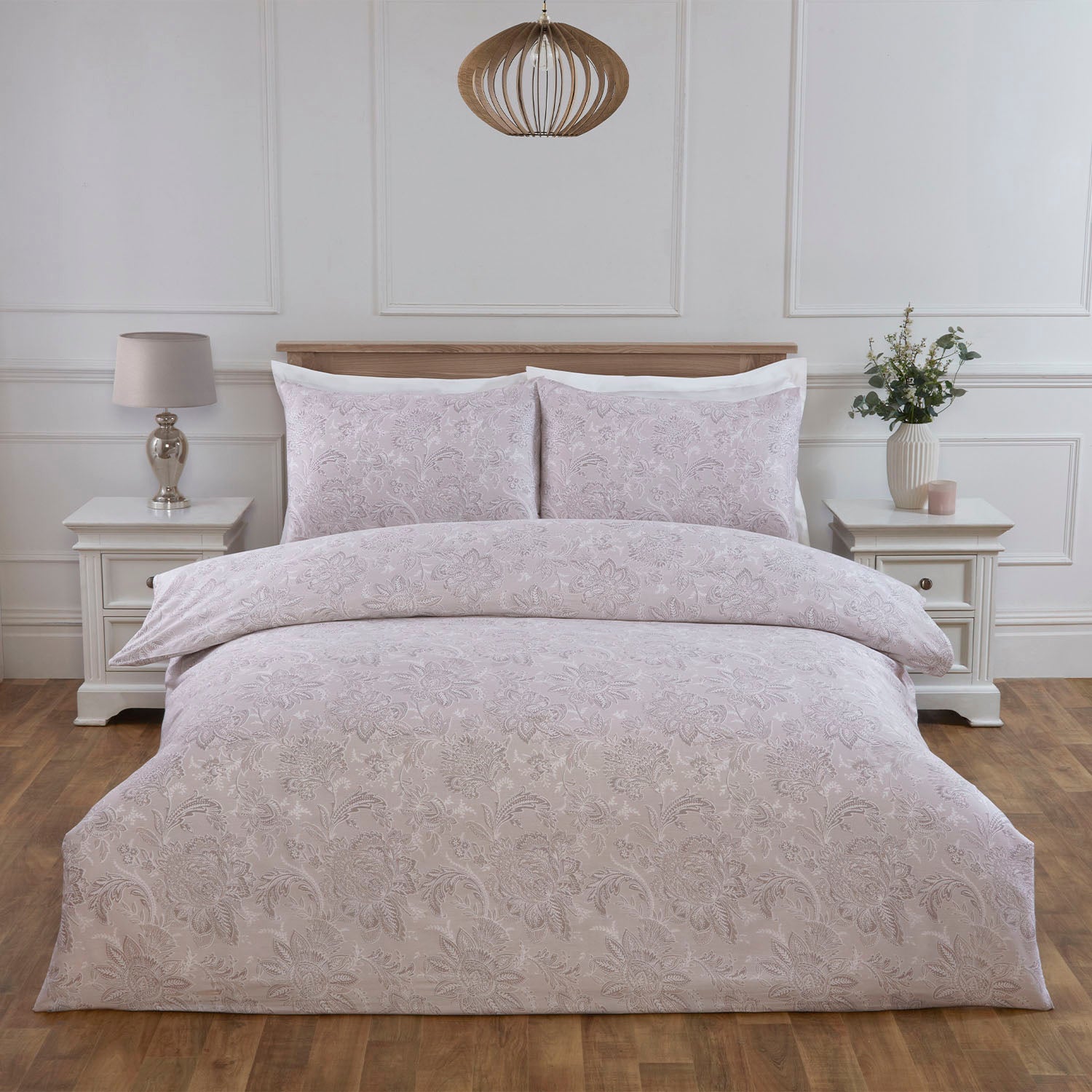 Monroe Natural 200 Thread Count 100% Cotton Duvet Set