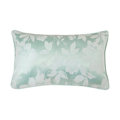Lottie Soft Green Luxury Jacquard Filled Boudoir Cushion