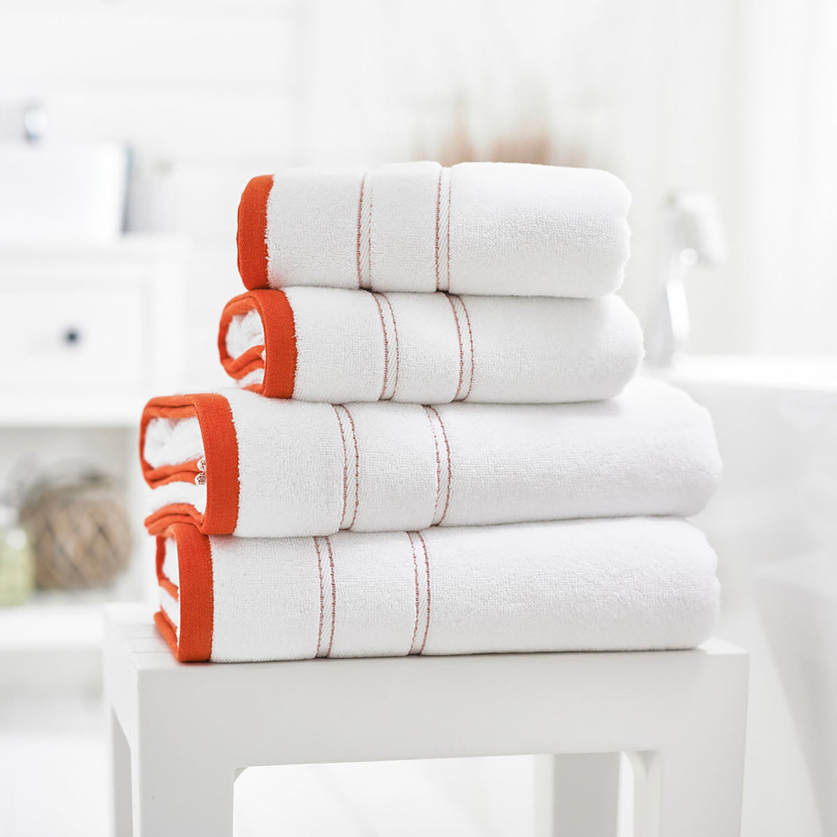 Lobster Creek Delamere Ginger Towels