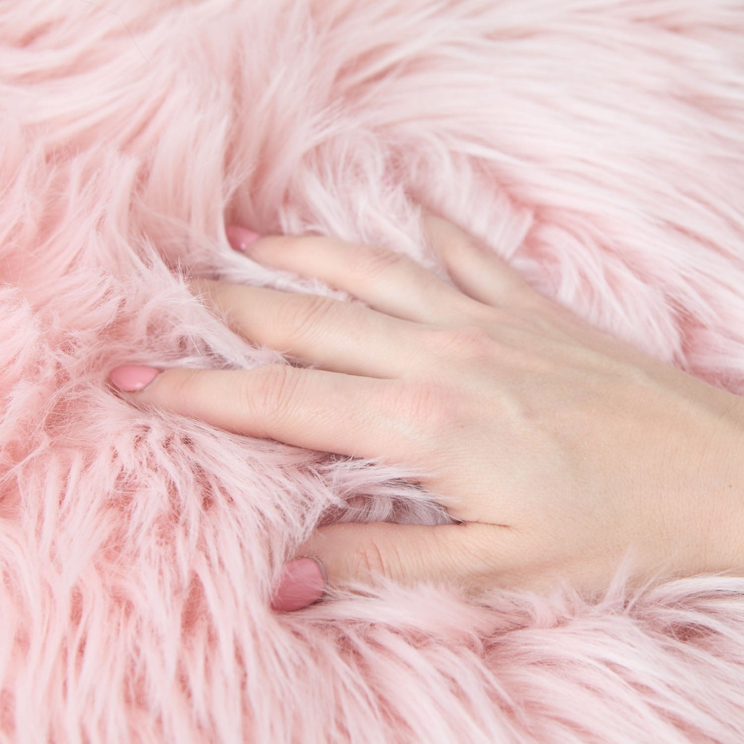 Lux Faux Fur Heather Room Rug