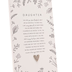 Moments Standing Verse Plaque Daughter