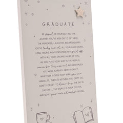 Moments Standing Verse Plaque Graduate