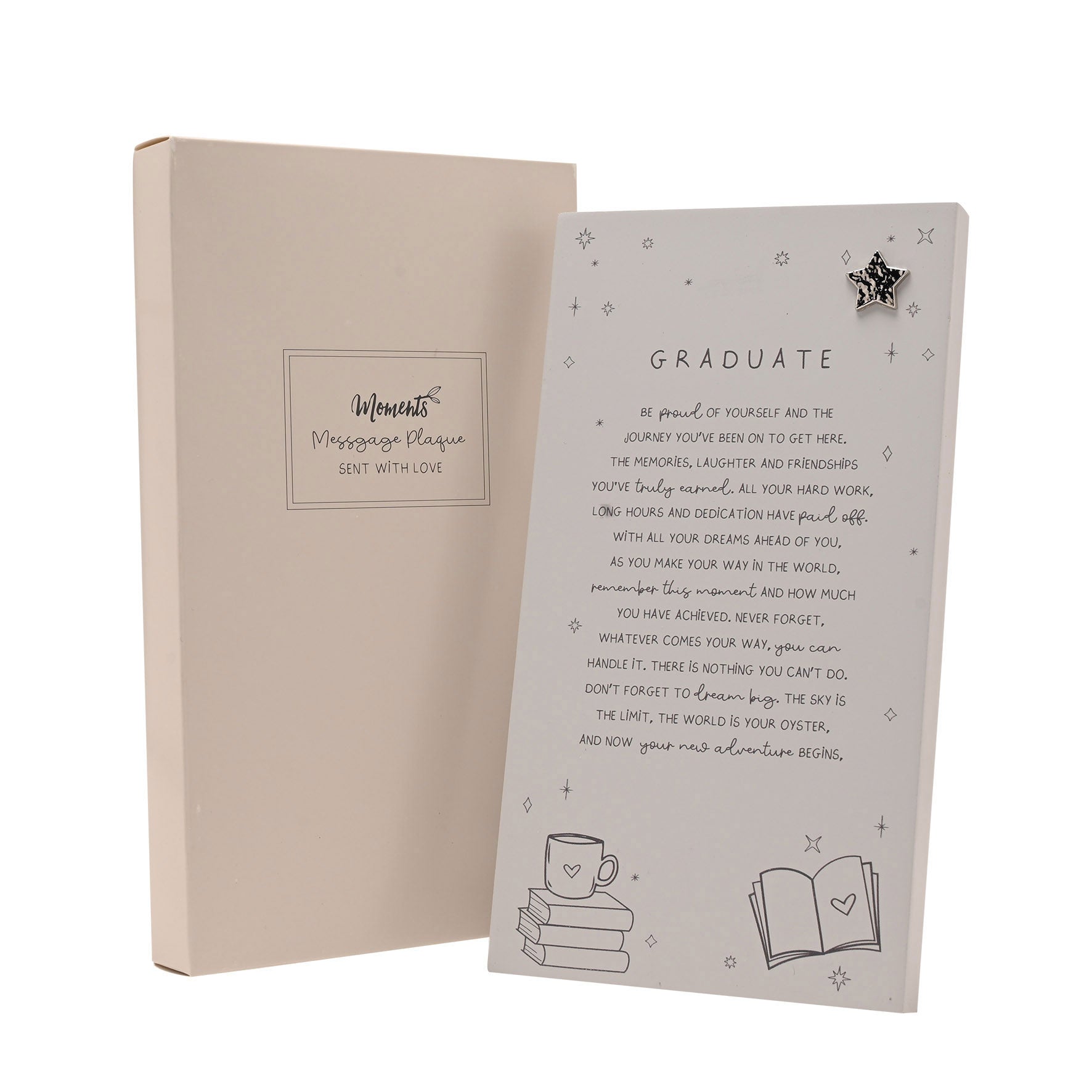 Moments Standing Verse Plaque Graduate