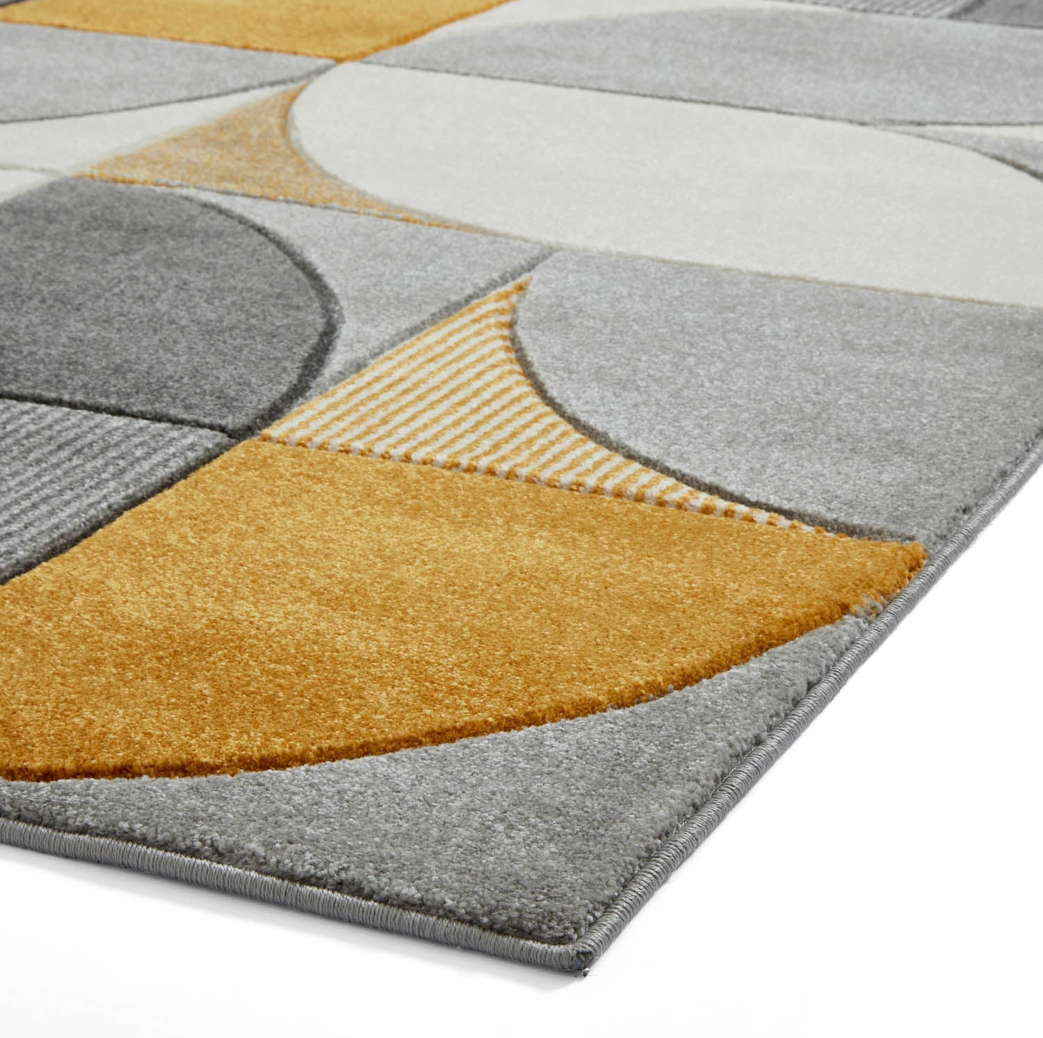 Matrix MT63 Grey/Yellow Rug