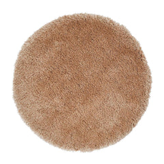 Montana Beige Luxury Circle Shaggy Rug