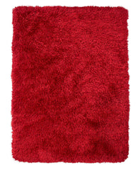 Montana Red Luxury Shaggy Rug