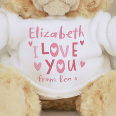 Personalised Love Teddy Bear