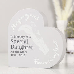 Personalised Memorial Heart Ornament