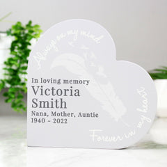 Personalised Memorial Heart Ornament
