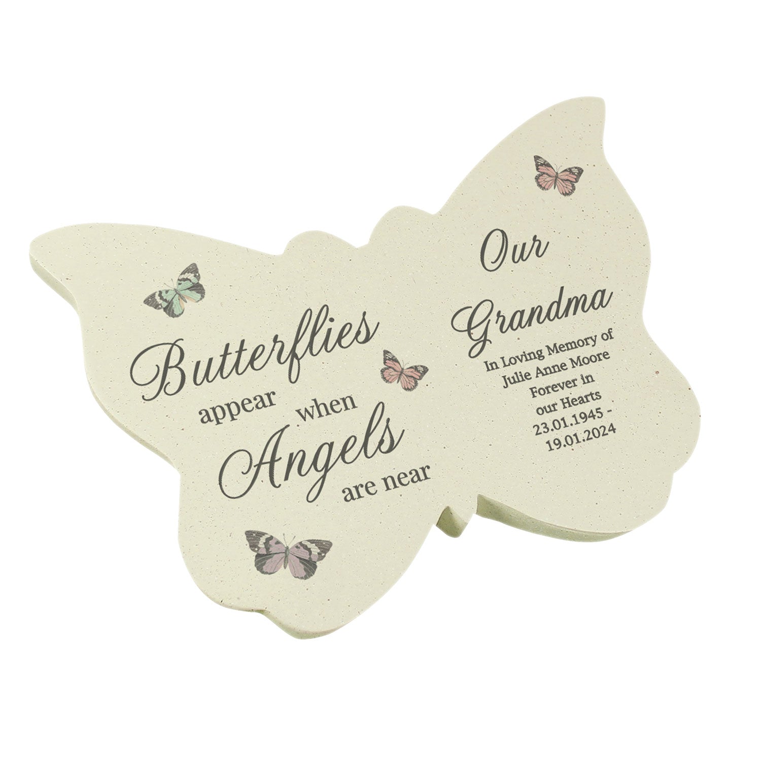 Personalised Memorial Resin Butterfly