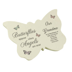 Personalised Memorial Resin Butterfly