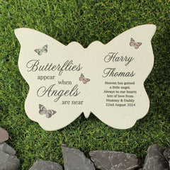 Personalised Memorial Resin Butterfly