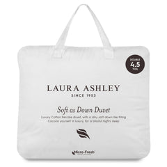 Laura Ashley Soft As Down Cotton 4.5 Tog Duvet