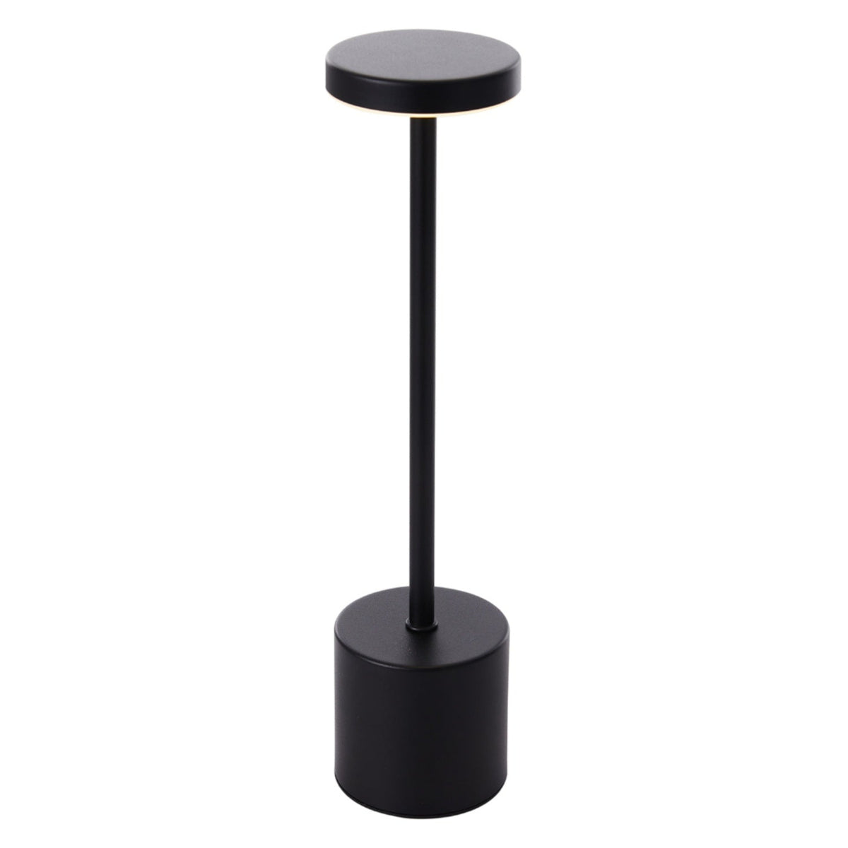 LED Black Touch Table Lamp