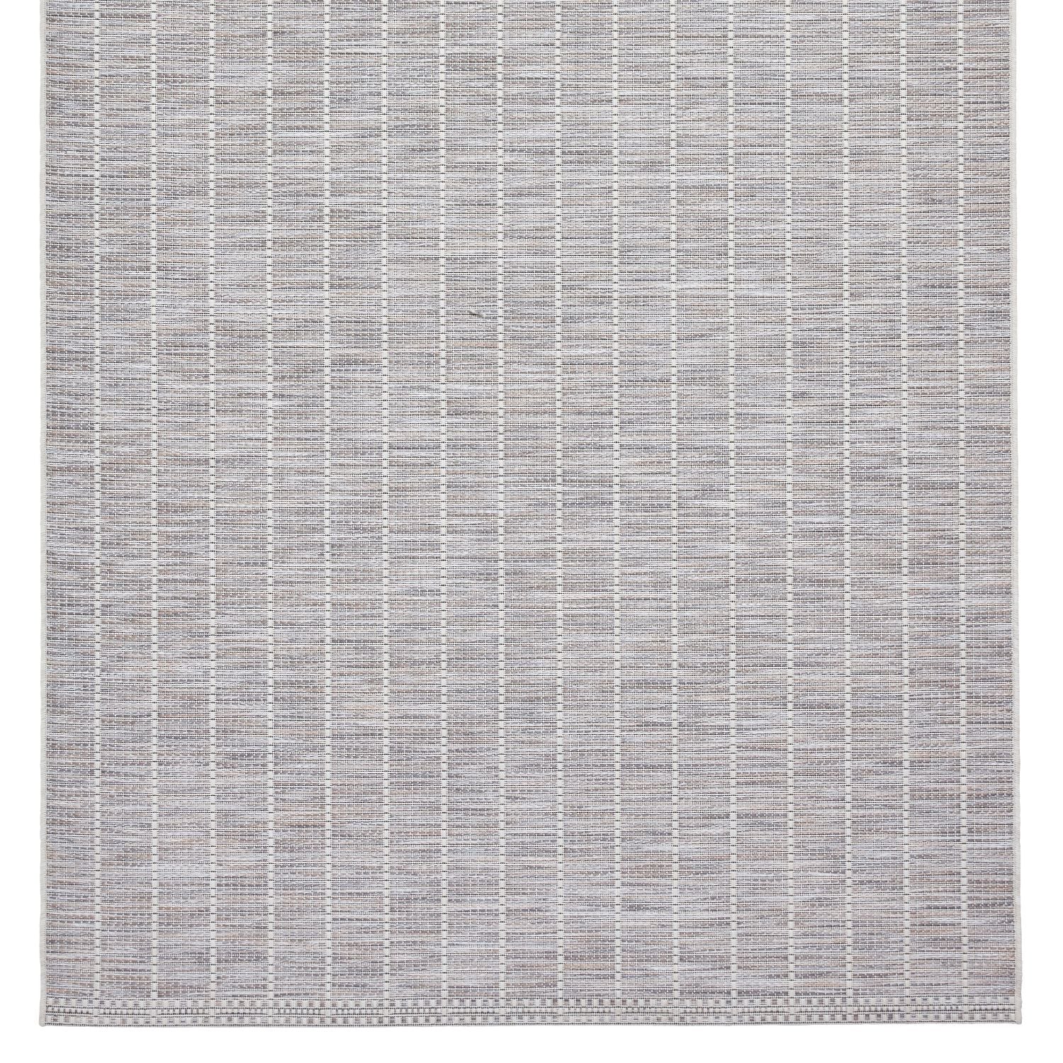 Santa Monica A041 Beige Stripe Outdoor Rug