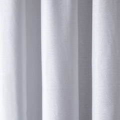 Dijon White Blackout Thermal Pencil Pleat Curtains