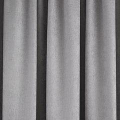 Galaxy Silver Grey Dim Out Pencil Pleat Curtains