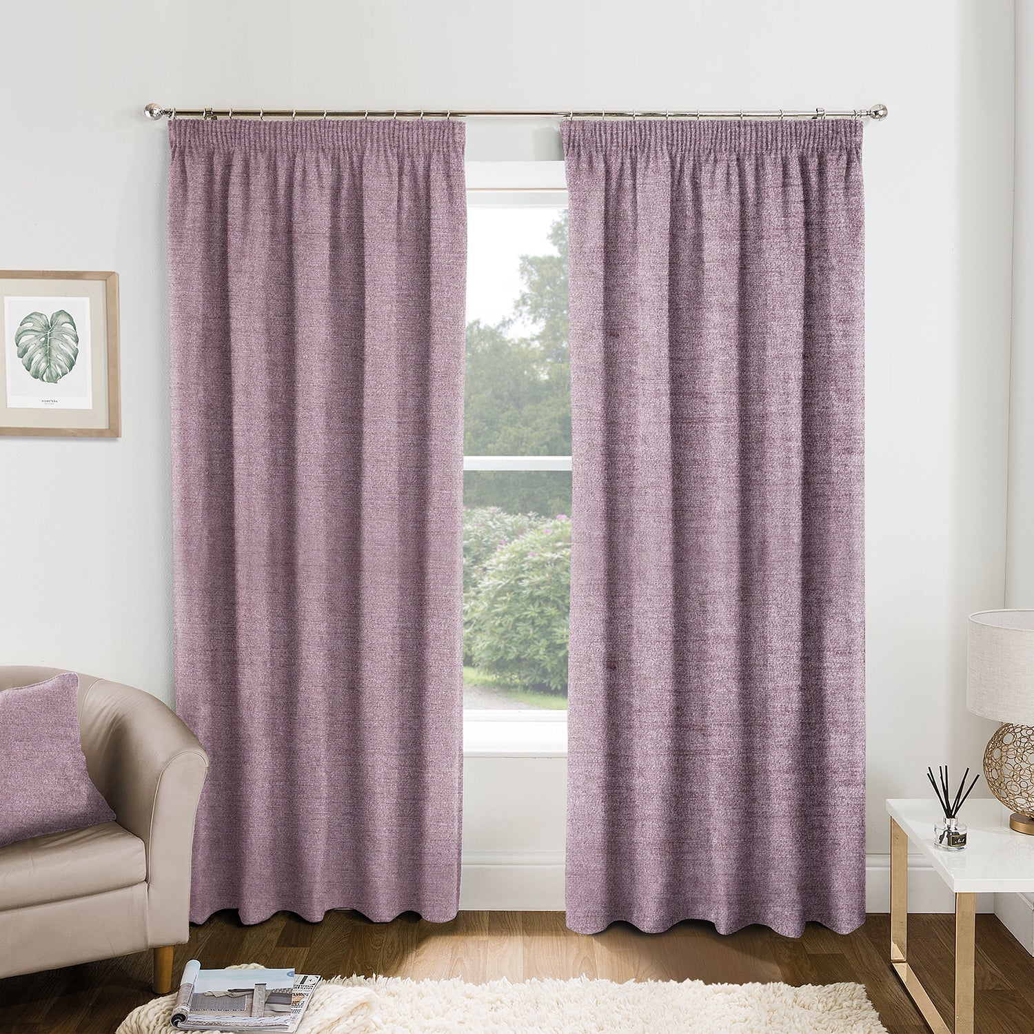 Kent Blush Made to Measure Curtains