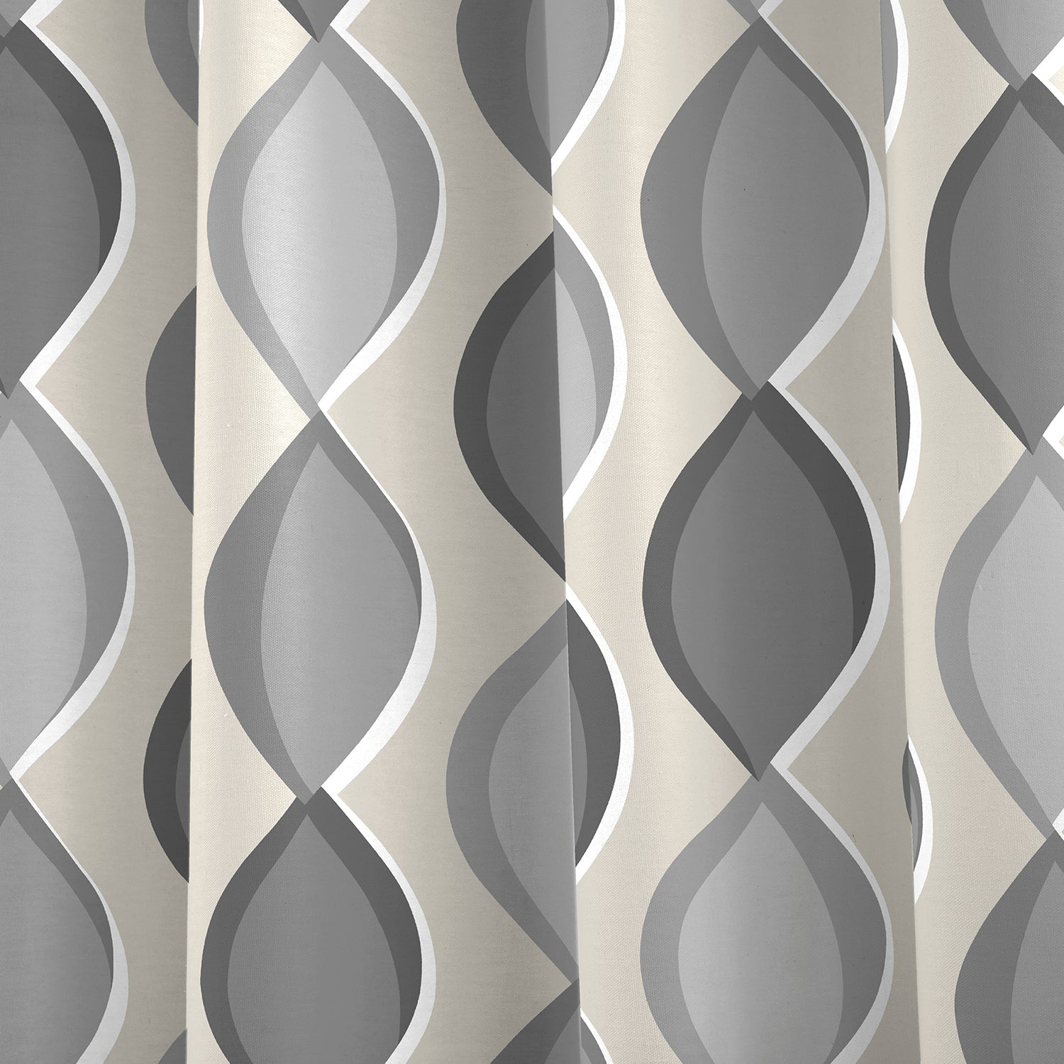 Lennox Grey Eyelet Curtains